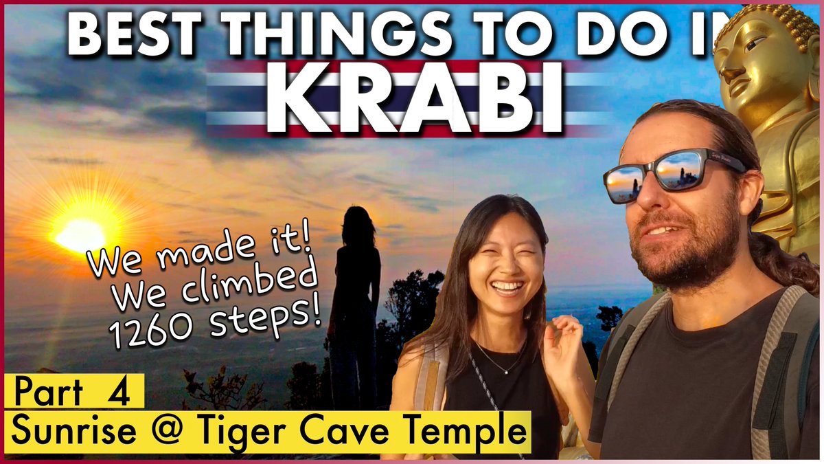 LifetimeTravelm's tweet photo. New Episode Out Now!
Climbing to the top of Tiger Cave Temple in Krabi, #Thailand to see the sunrise
https://t.co/2xA9R5mWoo https://t.co/zIsbKcfHyd