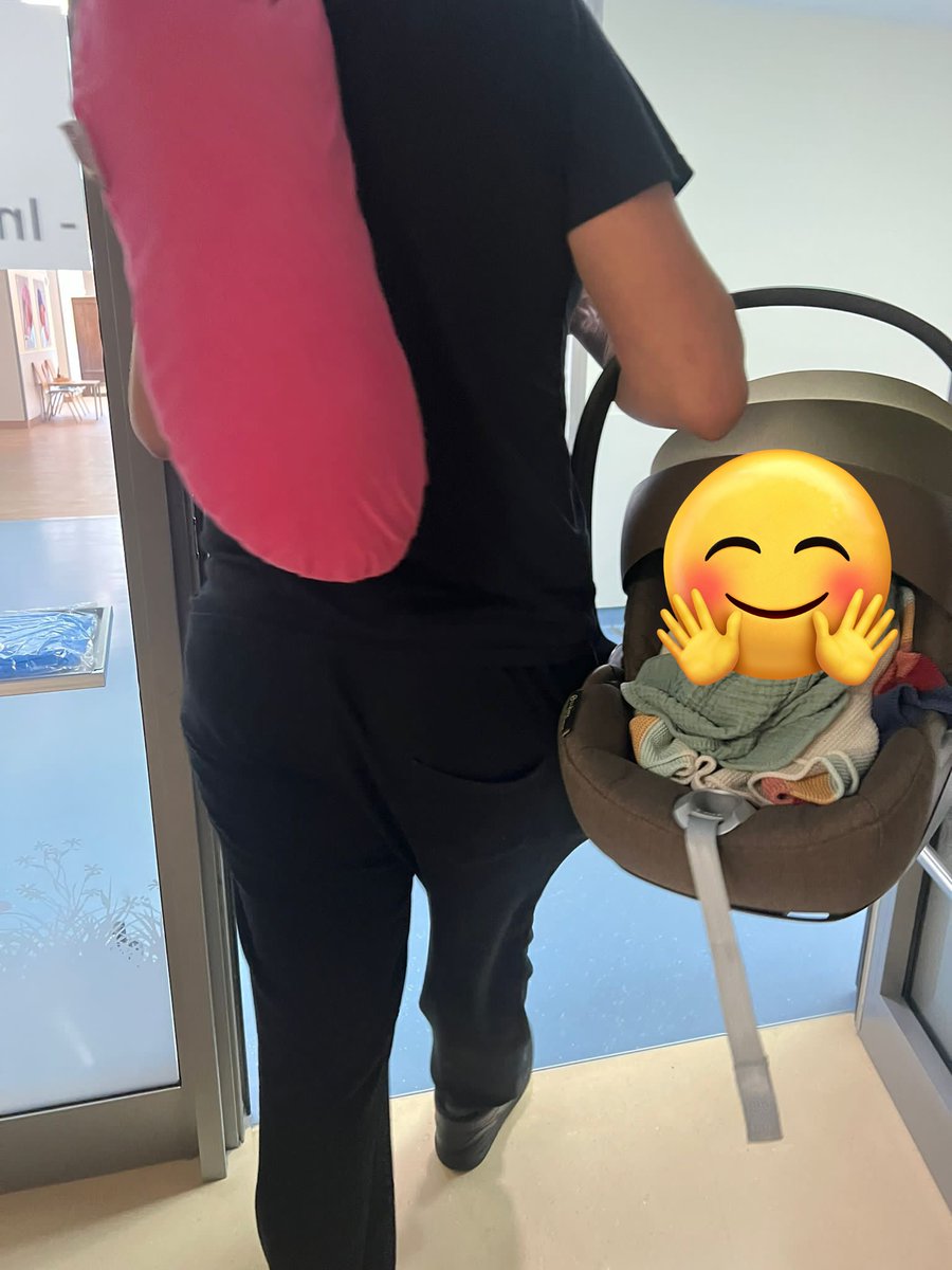 Nach 10 Tagen Neugeborenenintensivstation geht's endlich nach Hause. 😊