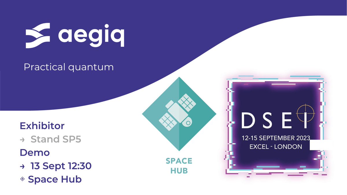 🚀 Catch us at @DSEI_event! Don't miss out on our latest #quantum tech for comms, #cybersecurity , and #computing for next-gen multidomain capabilities. Join the world's top #defence minds. 📍ExCeL London 📅12-15 Sep ❗Demo: 12:30 13 Sep. 🎟️dsei.co.uk/register