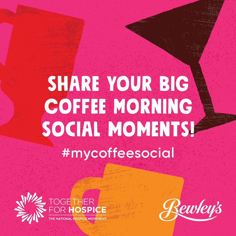 Today's the day! We can't wait to see how you are marking it! Be sure to share your Big Coffee Social moments #mycoffeesocial #togetherforhospice @bewleysireland