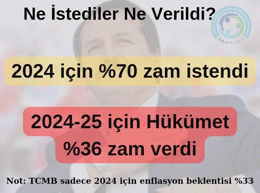 Üyesi olduğum sendika ile ayrıca sözleşme yapılsın.
Sarı sendika üyesi olmadığım halde neden beni temsilen sözleşme imzalıyor.
Yetkili sendika beni temsil etmiyor.
Üye olanlar satış sözleşmesi imzalasın ben şahsen artık dayanamıyorum bunlara tabi olmaya. 
#HakemHeyetiAdilOl