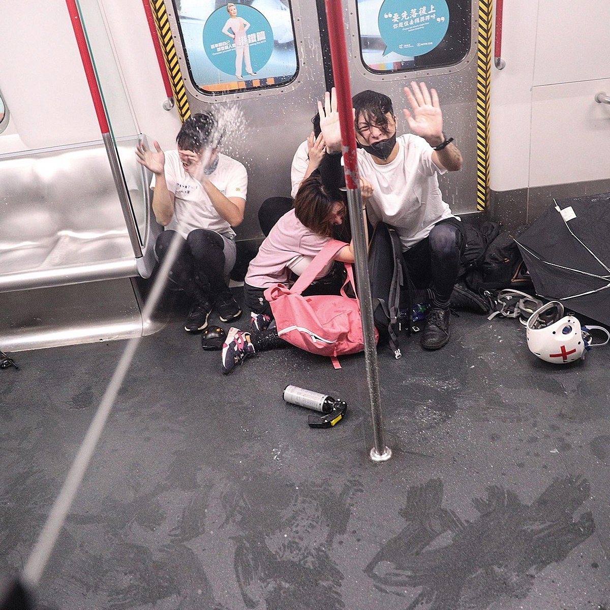 hkdc_us's tweet photo. Aug 31, 2019's remembered for the infamous police attacks on citizens in Prince Edward MTR. Huge protests occurred despite a Civil Human Rights Front march being banned. On July 21 in Yuen Long &amp; Aug 31, #HongKongers lost all faith in police &amp; came to see it as the #CCP's militia https://t.co/q1NVcsezKz