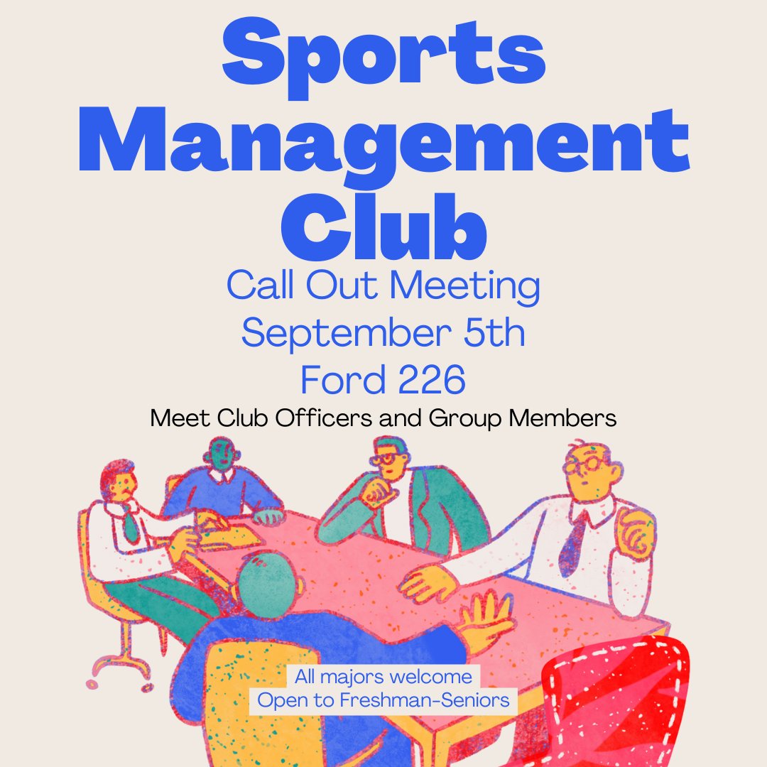 TrineSMClub's tweet photo. Join us Tuesday September 5th fpr por first SMC Meeting!
Located in Ford 226 @ 4:30pm https://t.co/PkohOiK9SG