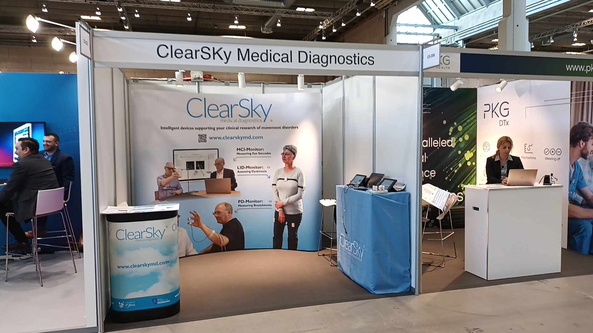 Fantastic to chat about our technology for diagnosing and monitoring neurodegenerative conditions, including #parkinsons and #alzheimers at the 2023 <a href="/movedisorder/">MDS</a> Congress (#MDSCongress) in Copenhagen this week.