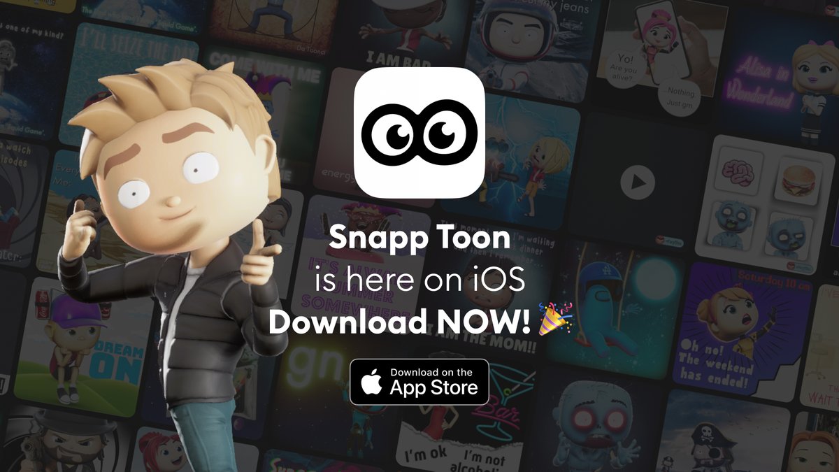 SnappToon's tweet photo. 🎉 The animated world just got a whole lot brighter! Say hello to Snapp Toon - your creative haven for crafting 3D characters and telling fantastic stories. Ready to animate your imagination? 
Download now on iOS: https://t.co/cj3Ndn3MGA 🚀 

#SnappToon #NewRelease #3DAnimation https://t.co/fm174UceSd