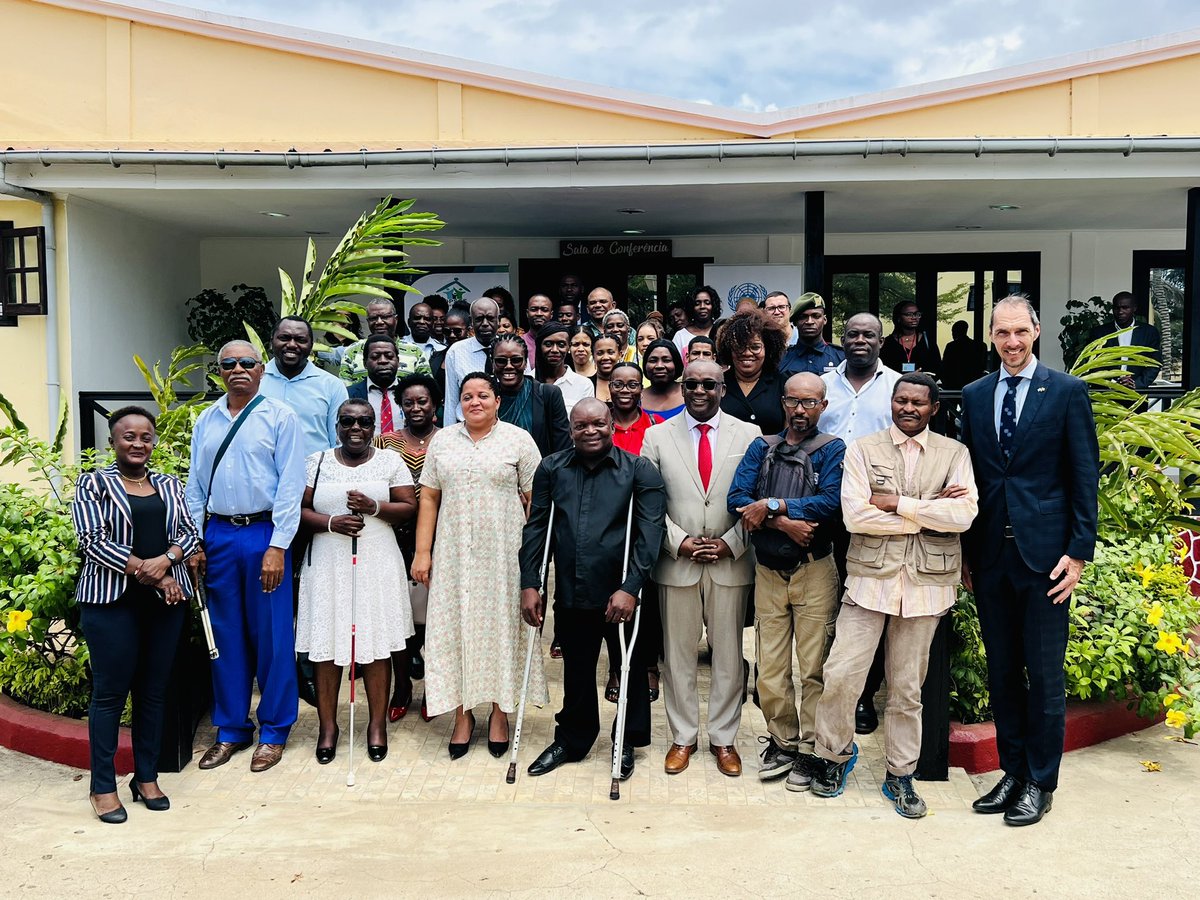 ONU_STP's tweet photo. We are happy to share that the Ministry of Women's Rights with the #UN 🇸🇹, presented the inception report for the Disability Inclusion Strategy. This marks a pivotal step towards fostering a society where diversity is celebrated and every individual's abilities are acknowledged. https://t.co/ybcHZmWxEJ