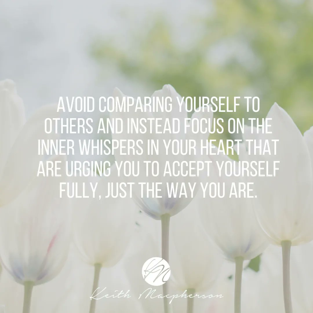 keithmmac's tweet photo. Avoid comparing yourself to others and instead focus on the inner whispers in your heart that are urging you to accept yourself fully, just the way you are.
#EmbraceYourself #InnerWhispersOfHeart #SelfAcceptanceJourney #NoMoreComparisons
#AuthenticSelfLove https://t.co/pifEtjZAv0