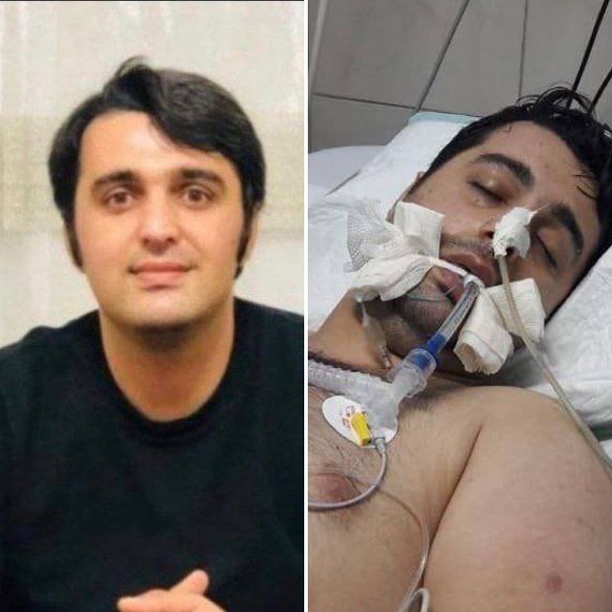 این جنایت رو فریاد کنید:

جمهوری اسلامی #جواد_روحی رو کشت.

حکم اعدام این جوان معترض تعلیق شده بود اما در زندان نوشهر مسمومش کردند و کشتندش.

لعنت به این رژیم،
ساعت عدالت بسیار بسیار نزدیک است …

#مهسا_امینی