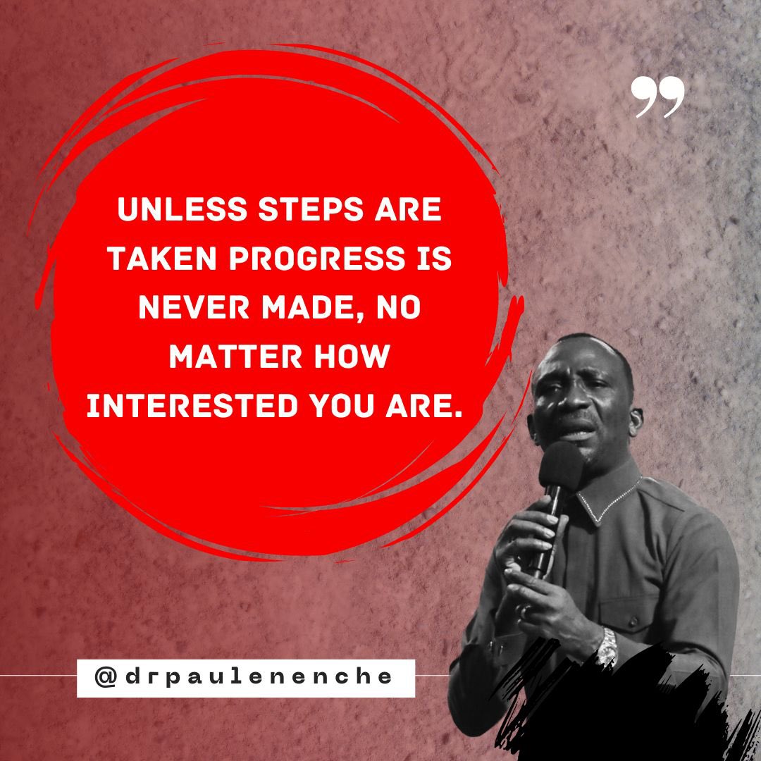 drpaulenenche's tweet photo. It’s not enough to do a wishful thinking, you must act! Steps must be taken for progress to be made.
Nuggets from our midweek power communion service yesterday. https://t.co/fOA9hUNQsr