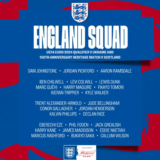 MUnitedFR's tweet photo. Harry Maguire et Marcus Rashford sont convoqués avec l'Angleterre pour affronter l'Ukraine et l’Écosse. #MUFC https://t.co/HPWMt30afn