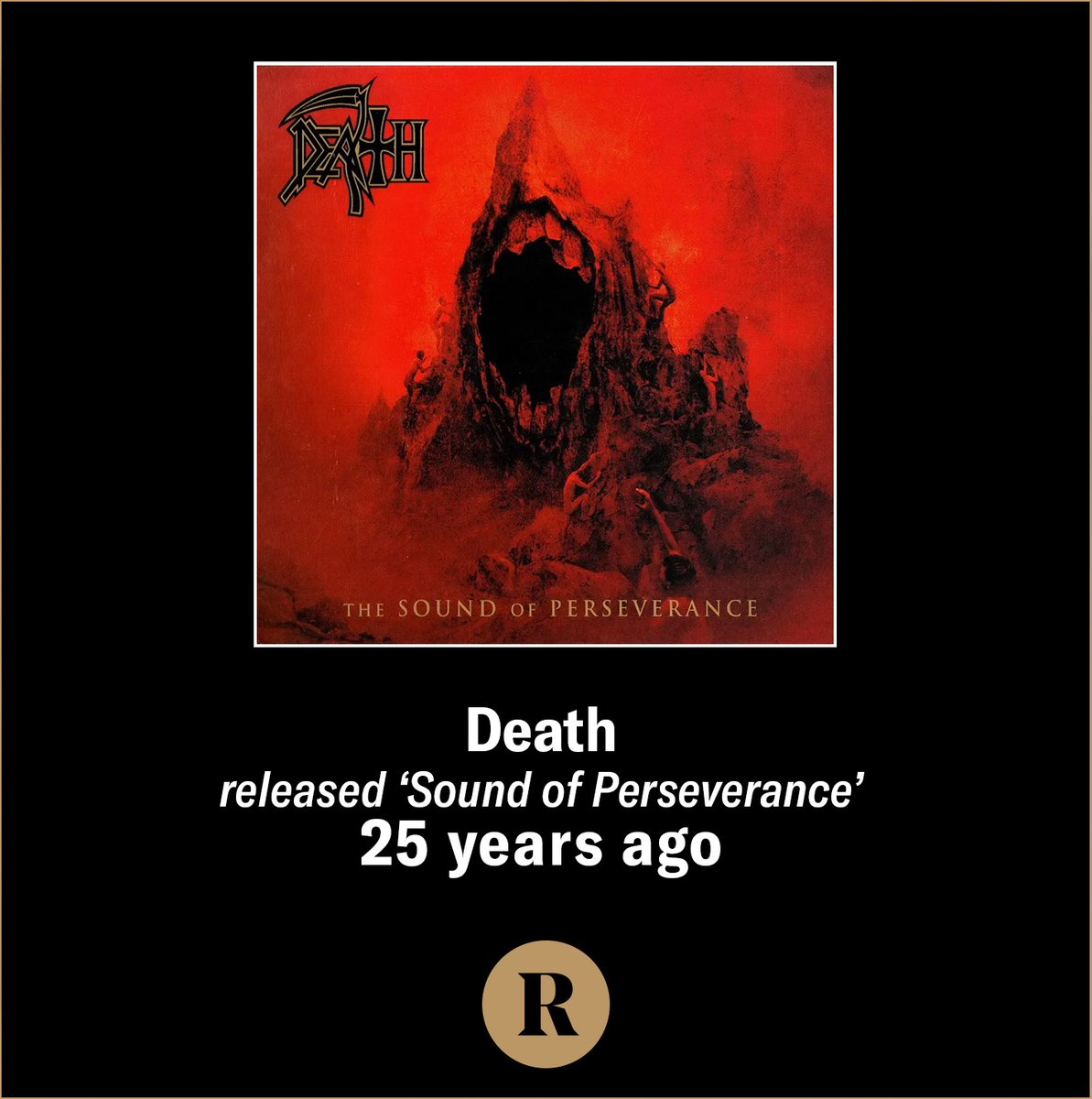 Revolvermag's tweet image. DEATH's final album, 'The Sound of Perseverance,' turns 25 today.

Where do you rank it in their catalog?