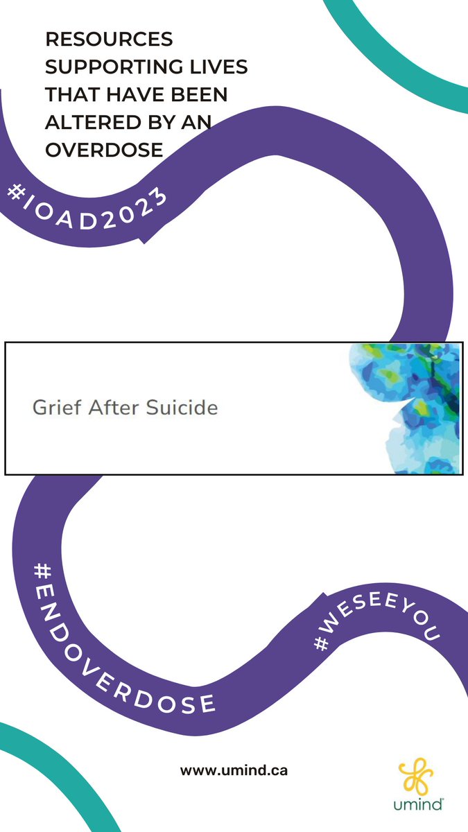 umind_ca's tweet photo. International Overdose Awareness Day's 2023 theme is “Recognizing those people who go unseen,” honouring the people whose lives have been altered by overdose. Free resources! #weseeyou #ioad2023 #endoverdose #Trauma #firstresponders https://t.co/kawiUc23aT https://t.co/EAB6uMSe0e