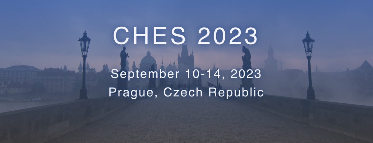 FIT_CTU's tweet photo. The world's most important conference in the field of hardware cryptography will be held in Prague thanks to @FIT_CTU – @ddd_ctu. Conference on Cryptographic Hardware and Embedded Systems (CHES) will take place on 10-14 September 2023. https://t.co/2FAHywT8ng https://t.co/jXJ9hfOpQZ