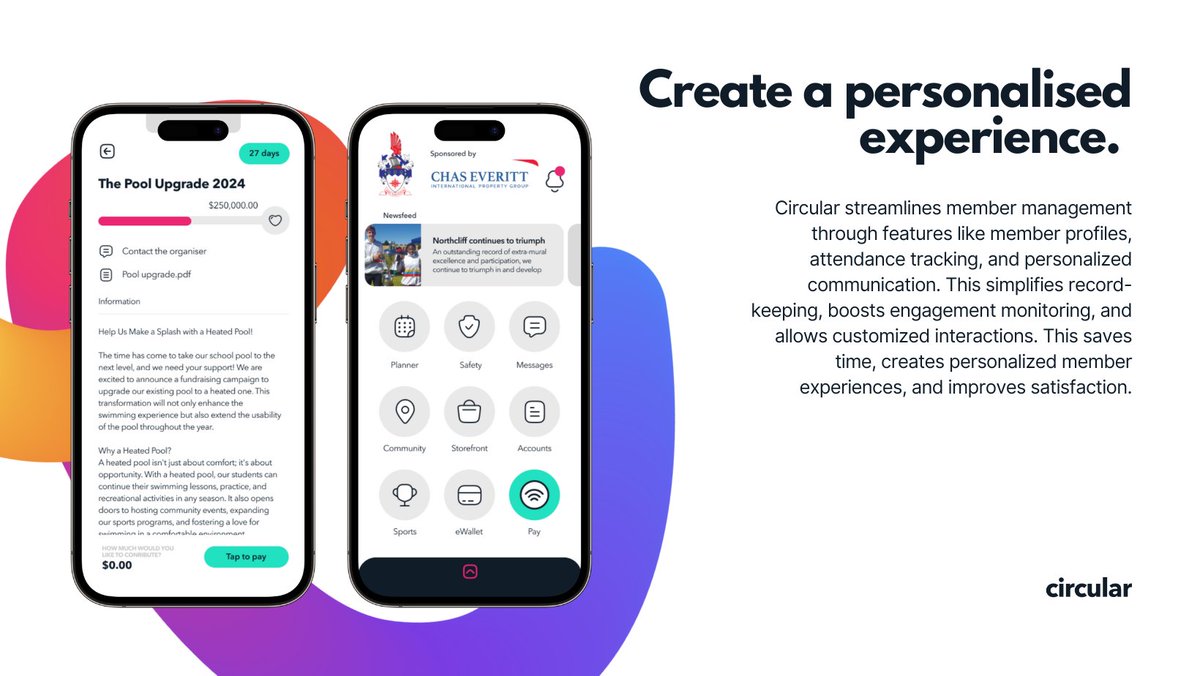 circular_app_'s tweet image. Elevate member management in sports clubs and communities with the Circular app. Streamlined features, personalized engagement. #CircularApp #MemberEngagement