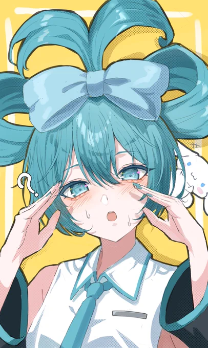 #初音ミク生誕祭2023  #初音ミク「シ、シナモンポーズ...??」 