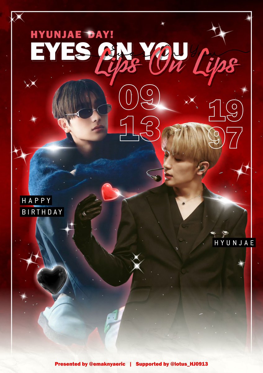 emaknyaeric's tweet photo. 'EYES ON YOU X LIPS ON LIPS'
 
A Cupsleeve Event for Hyunjae's Birthday by @emaknyaeric 💋

Supported by @lotus_HJ0913 & Chingu Cafe 

📍At Chingu Cafe, Sawunggaling, Bandung 
🗓 September 10th, 2023 
🕛 At 11.00 till finish

Don’t miss out! 
Details on poster or kindly dm me💋

#THEBOYZ #TBZ #Hyunjaebirthday