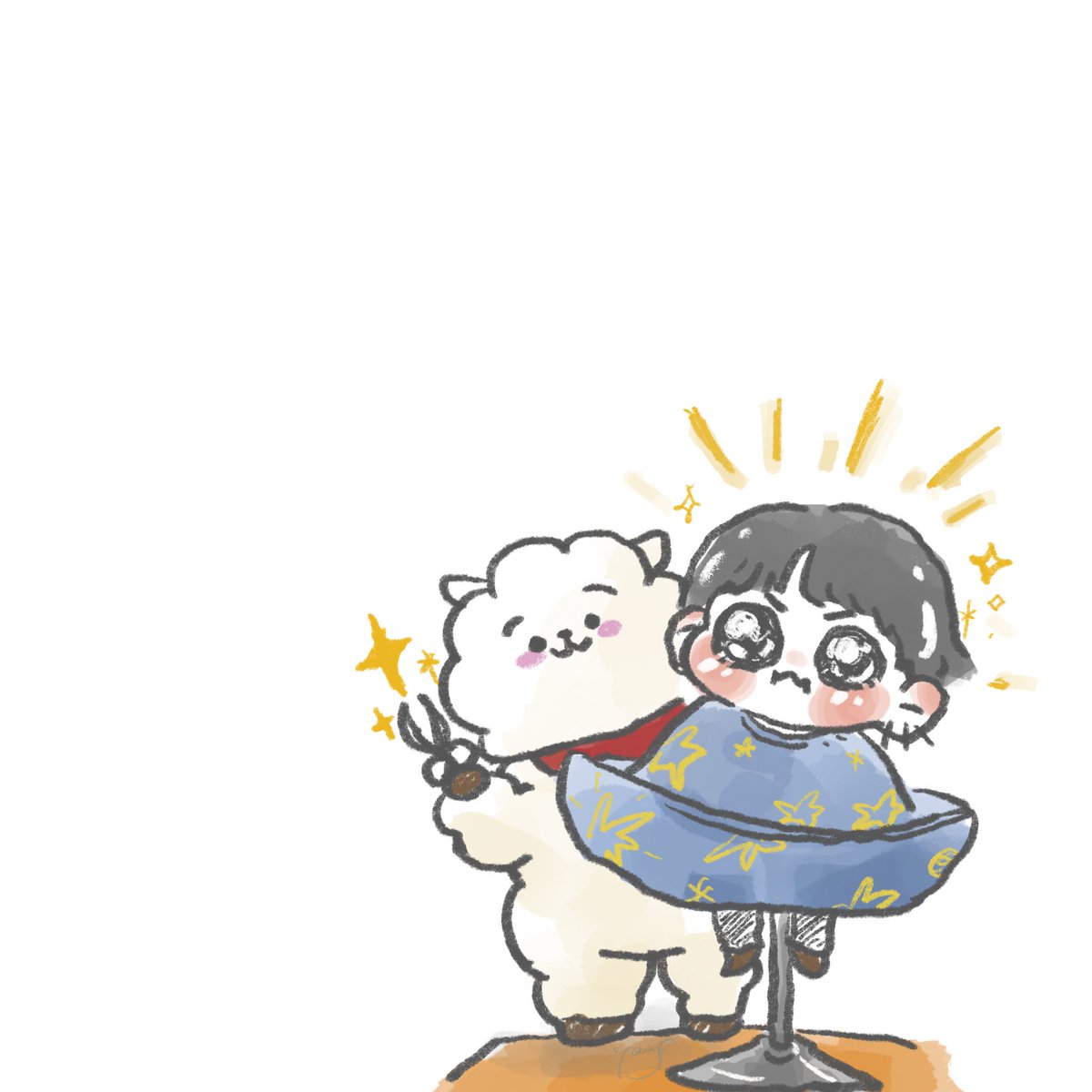 you___s613's tweet photo. #bts #btsfanart #Jungkook #bt21 #rj https://t.co/o0jqr6DPCd