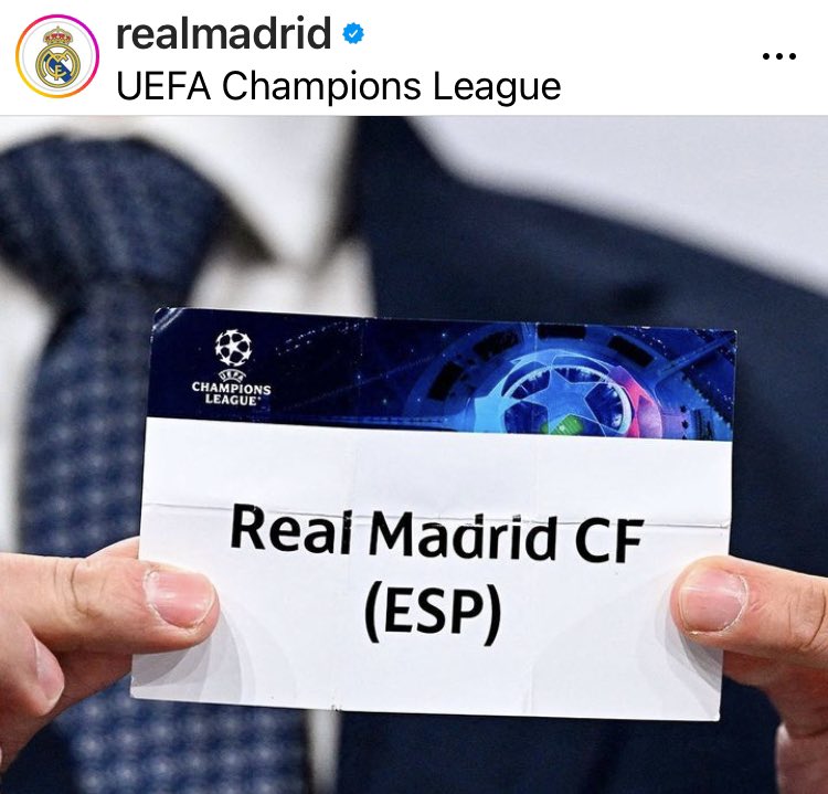 LydiaBermejoM's tweet photo. #Expectantes #SorteoChampions @realmadrid https://t.co/CDYKvuJQc0