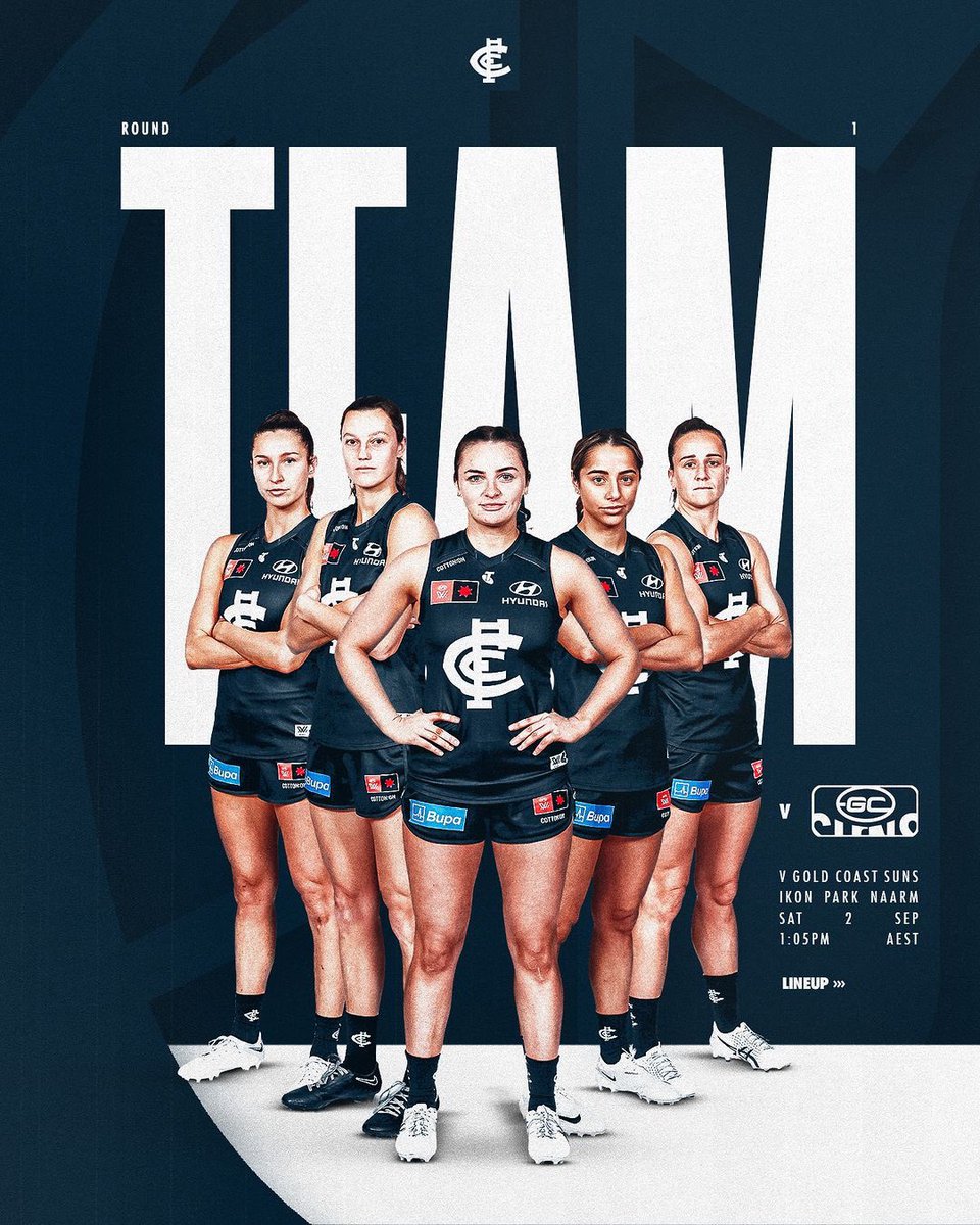 ⭐️AFLW DEBUT⭐️

CONGRATULATIONS <a href="/Eronefitz/">Erone Fitzpatrick</a> who will be among 5 Players making their AFLW DEBUT for <a href="/carltonfc_w/">Carlton Women's</a> in AFLW Round 1 🙌

#AFLW #aflwomens #aflwireland
#AWholeNewBallGame
