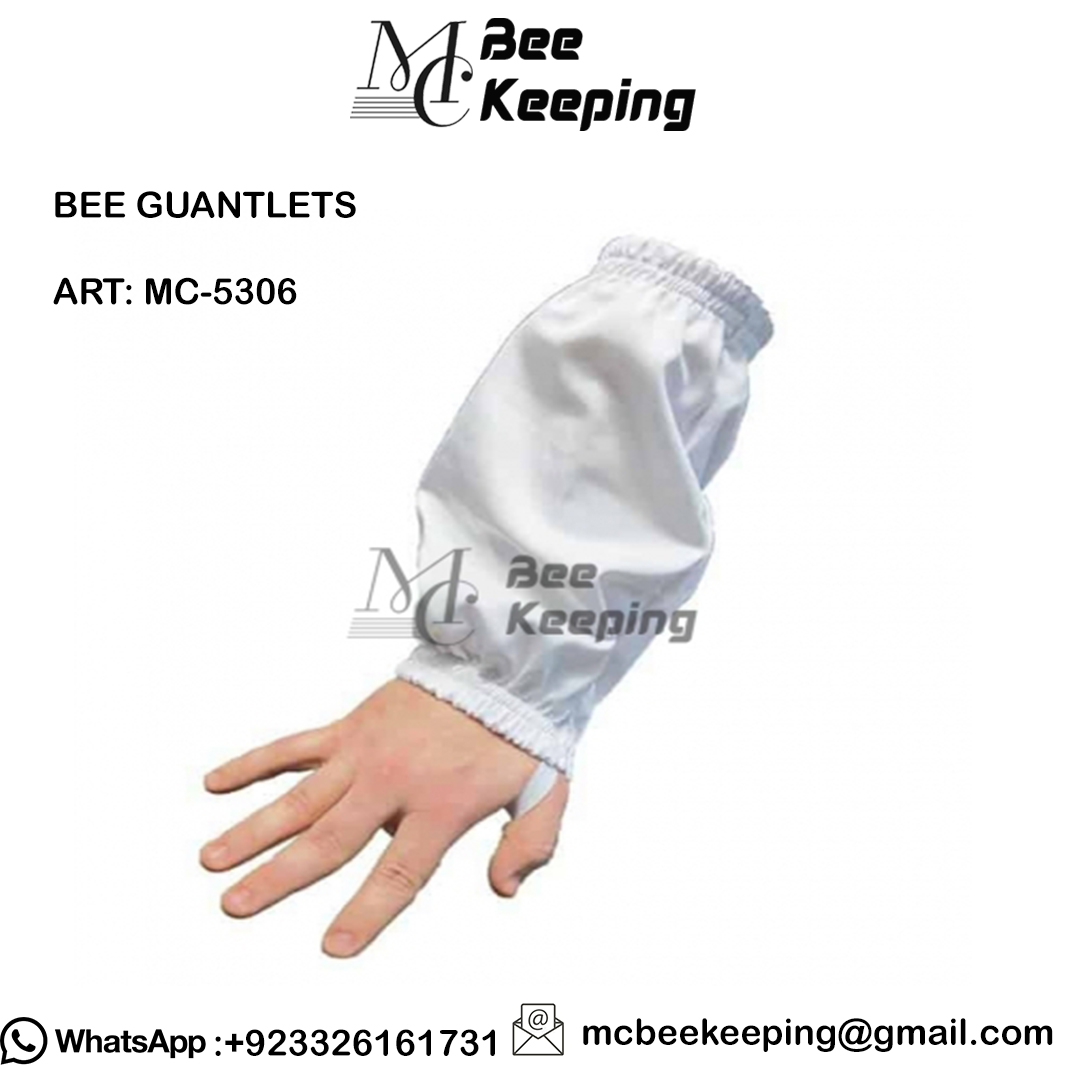 Beekeeping GAUNTLETS by MCBEEKEEPING 

#mcbeekeeping #beekeeping #bees #apiary #honeybees #gauntlets #gloves #suits #coveralls