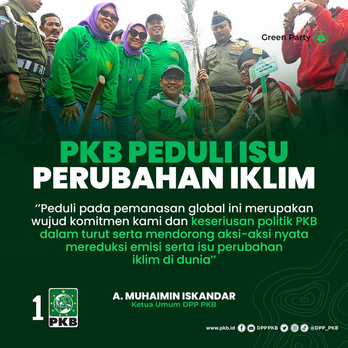 Gus Imin Pemimpin Visioner, Pemimpin Amanah, dan Berwawasan Luas.
#PKBPeduliBumi
#GusIminPKBsatu
<a href="/cakiminNOW/">CakIminNow</a>
<a href="/DPP_PKB/">DPP PKB</a>
<a href="/EmHasanuddin/">M Hasanuddin Wahid</a>