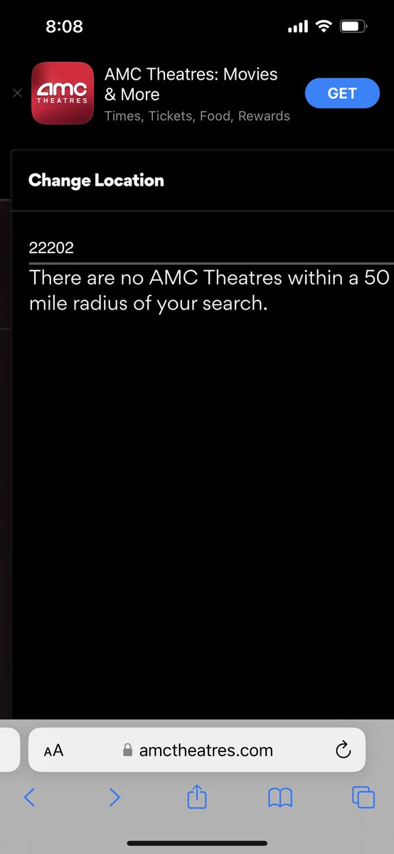 Hey <a href="/AMCTheatres/">AMC Theatres</a> - there are at least three theaters I can think of within five miles of my house. What is this?  #TSTheErasTourFilm