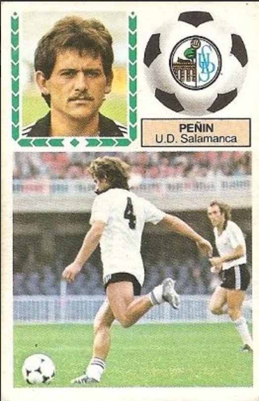 1248espana1492's tweet photo. #Jugadores de #Futbol míticos del @SalamancaCFUDS:
PEÑÍN
El defensa charro José García Peñín, nacido en 1958, militó en la #UDSalamanca 4 temporadas (1980/84), 3 de ellas en #LaLiga
(Primera División).
ADN #UDS 🖤🤍
#VolverASerGrandes @SalamancaCFUDS
#HalaUnión https://t.co/gcm9Jz4Plt