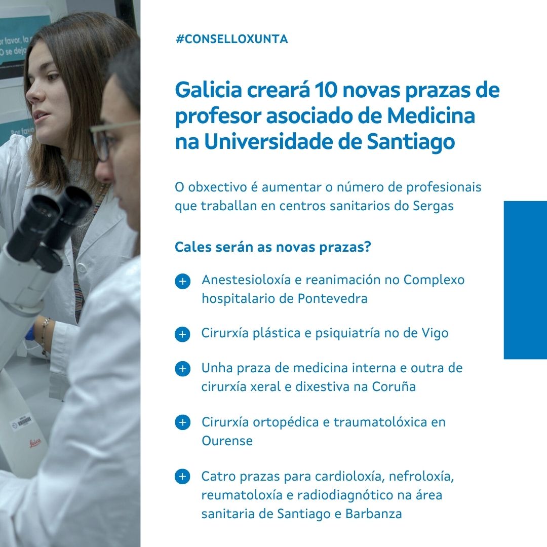 Xunta's tweet photo. 🩺 A formación dos futuros sanitarios é imprescindible

Por iso ⤵️

#ConselloXunta https://t.co/D3b8OVjxgR