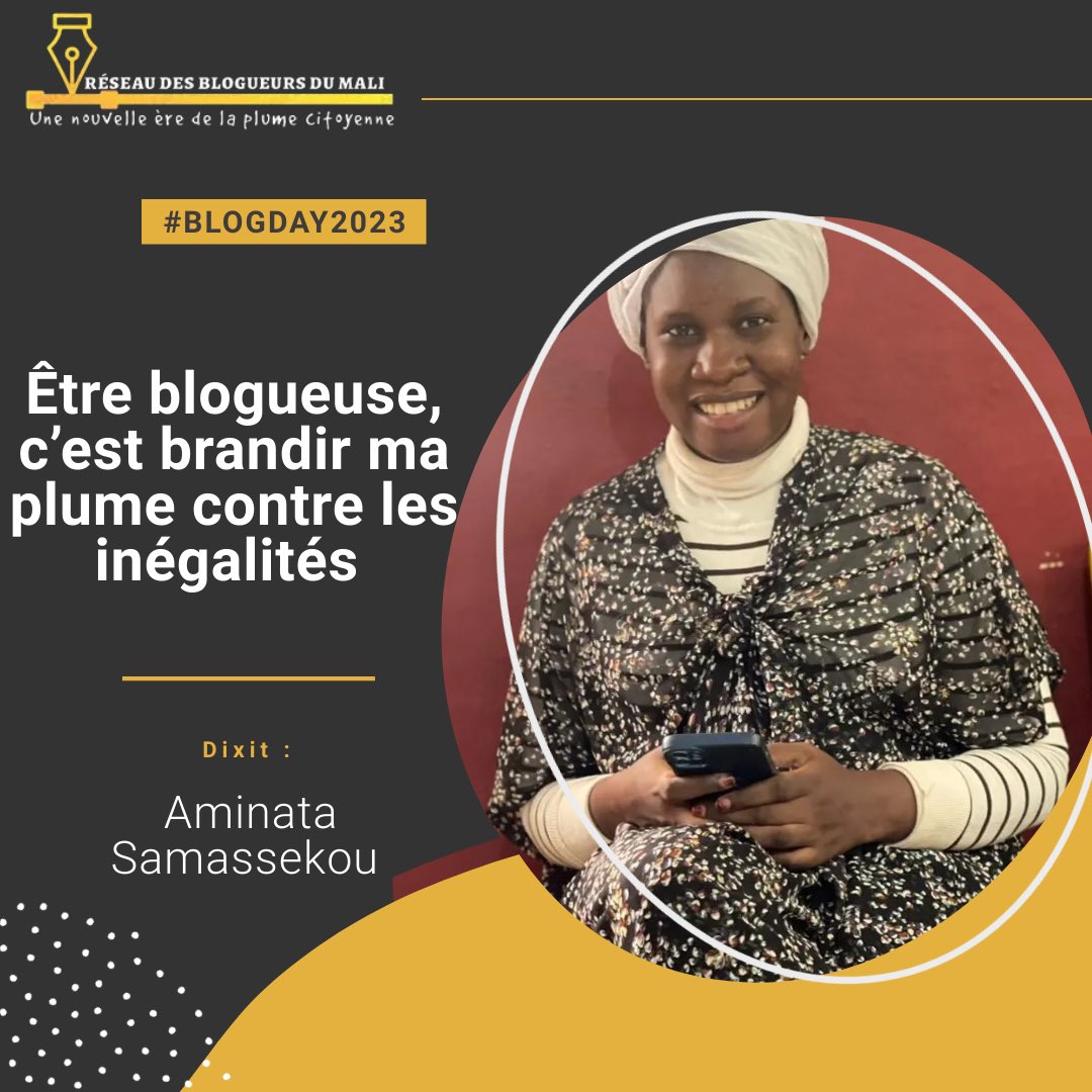 Mme_aminataa's tweet image. Happy #blogday2023 

@R_BlogueursMali