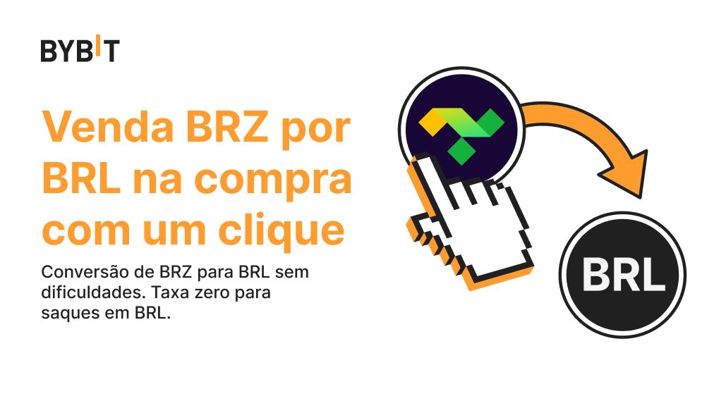 BybitBrasil's tweet image. Boas notícias, detentor de BRZ! Agora você pode vender facilmente seus tokens BRZ por BRL diretamente na página de compra com um clique.

Comece já : announcements.bybit.com/pt-PT/article/…