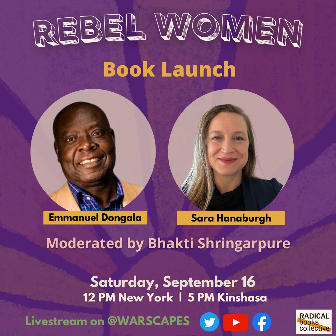 WARSCAPES's tweet photo. REBEL WOMEN is our launch of Emmanuel Dongala's The Stone Breakers, a powerful novel of labor resistance about women stone crushers who rise up against their corporate bosses. Translated by @SaraHanaburgh for @SchaffnerPress 

Set Sept 16th reminder here: https://t.co/lGBKoNdQAm https://t.co/7BUOwIfQTu