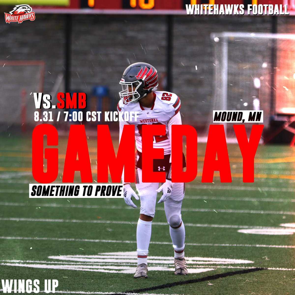 🚨 GAME DAY! 🚨

🔴🏈 WE READY! ⚪️🏈

🆚 ≫ <a href="/SMB_WOLFPACK_FB/">SMB Wolfpack FB</a>
📍 ≫ Mound, MN
🏟️ ≫ Haddorff Field
⏰️ ≫ 7:00pm
THEME: 🟢Green🟢 Out
🎟️ ≫ gobound.com/mn/mshsl/fb/20…
📺 ≫ fan.hudl.com/usa/mn/mound/o…

TIME TO 🍽

#WINGSup 🤙| #SomethingToProve