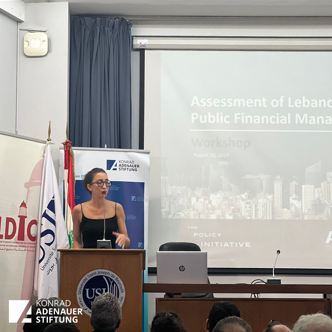 KAS_Lebanon's tweet image. Yesterday #KASLebanon and the Lebanese Taxpayer Association #ALDIC joined forces for an engaging discussion titled "Public Financial Management (PFM) Reform in Lebanon" held at @USJLiban. 

#IMF_METAC #PFM #PFMReformLebanon