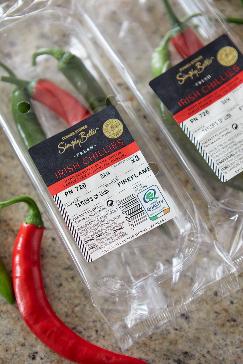 Our Irish chillies are back in @dunnesstores nationwide! Check out our new packaging @SimplyBetterDS 🌶️