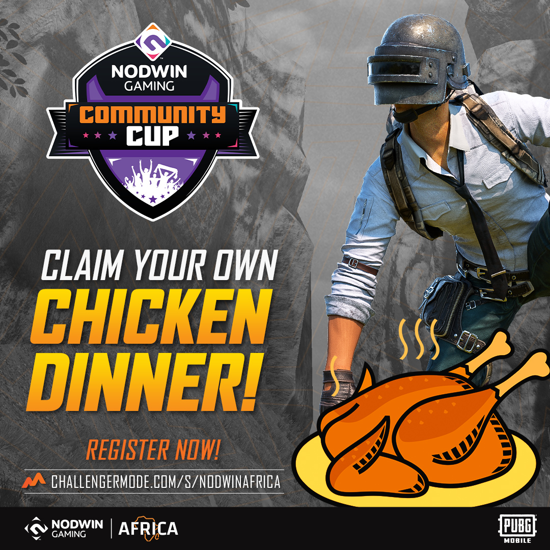 Get ready to win every battle coming you way &amp; win your fair share from the prizepool💰

Register for #pubgm solo cup today.
👉🏽 challengermode.com/s/nodwinafrica

#nodwinafrica #communitycup #Pubg #Pubgmobile #pubgm #gamingtournament #esports #gamingcommunity #gamingevent #pubgmafrica