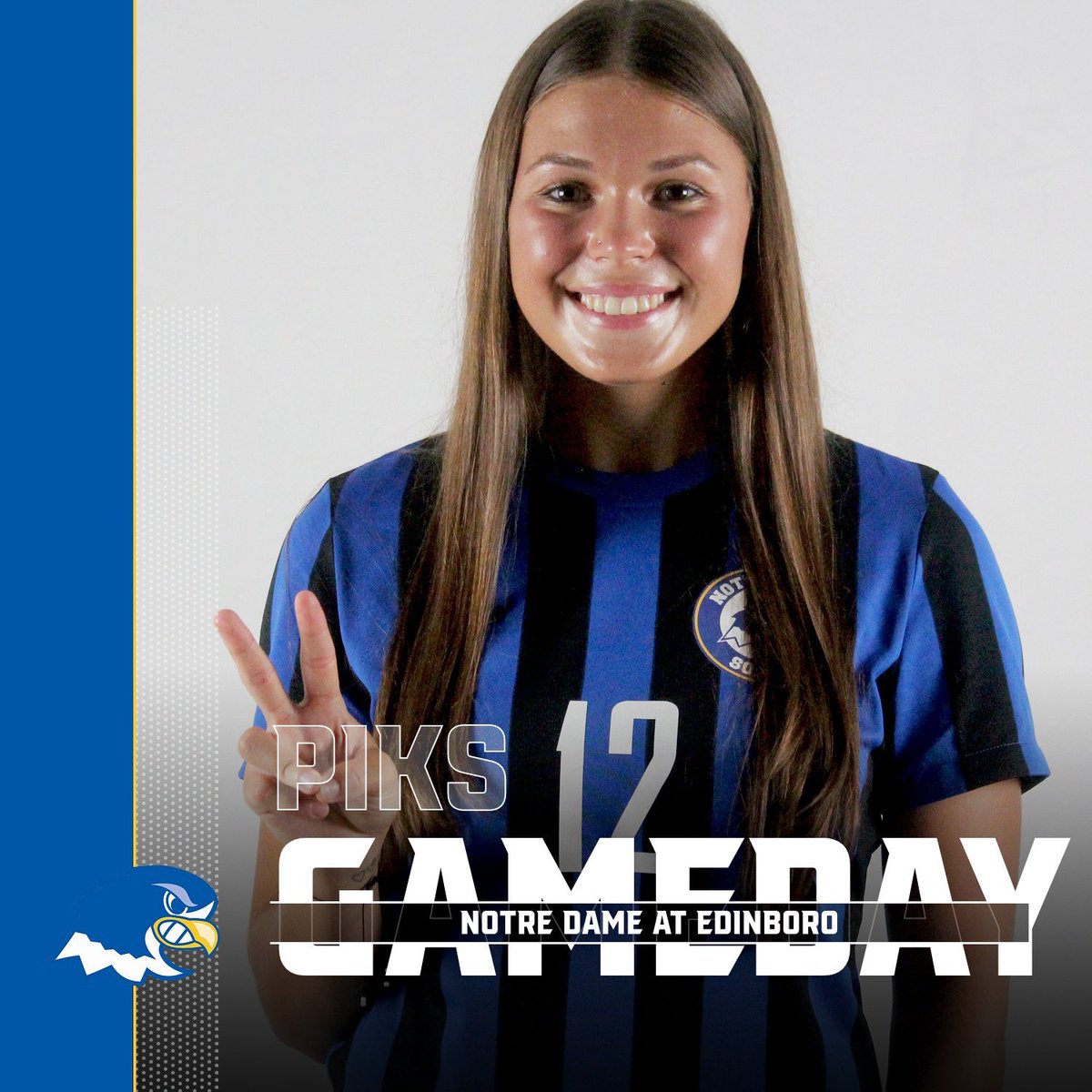 At night in PA! Women’s soccer will open their season against Edinboro, at 6! #FlyAbove ⚽️