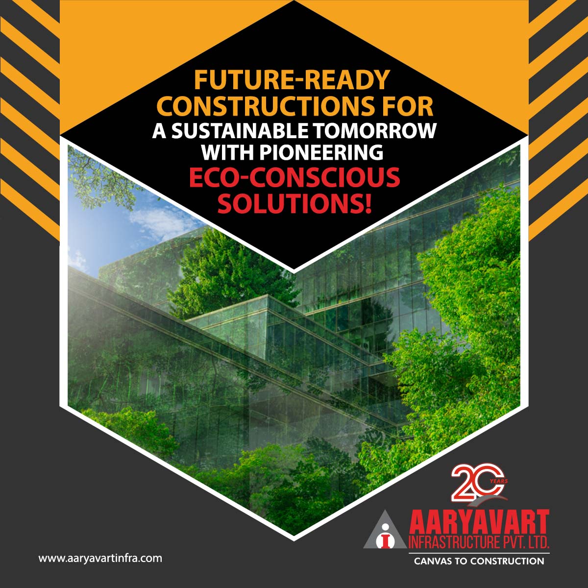 AIPLsocial's tweet photo. Our infrastructural venture is equally focused on providing the breakthrough prospects of engineering adhering to ethical ecological practices. At Aaryavart, we never compromise with clients' ideals but also shed light on doing what is right!
#aaryavartinfrastructure https://t.co/0wXx5vbchh