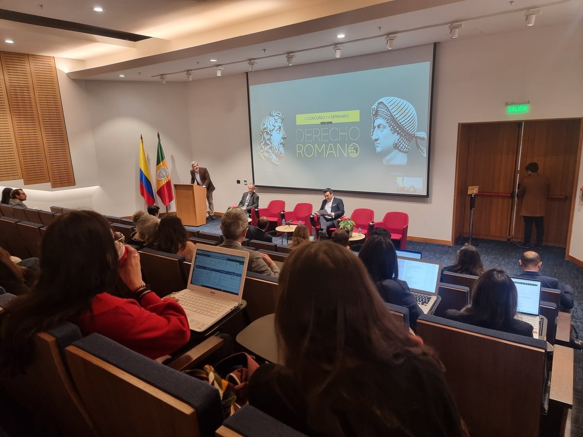 Der_RomanoUE's tweet photo. Así inicia la segunda jornada del II Seminario de Derecho romano ¡los esperamos! 
📍Edificio H - Auditorio 2 https://t.co/W0YKuq5us2