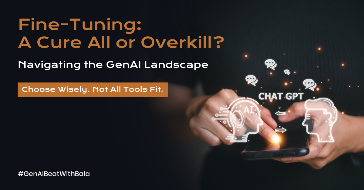 Fine-tuning in #GenerativeAI: The Swiss Army knife or just another spork? 🍴Engineers, this might ruffle your algorithms. Non-Engineers, it's not all tech jargon and robot dreams. From GPT's toe-dips to the RAG rave, there's a method to the AI madness - bit.ly/You-Dont-Need-…