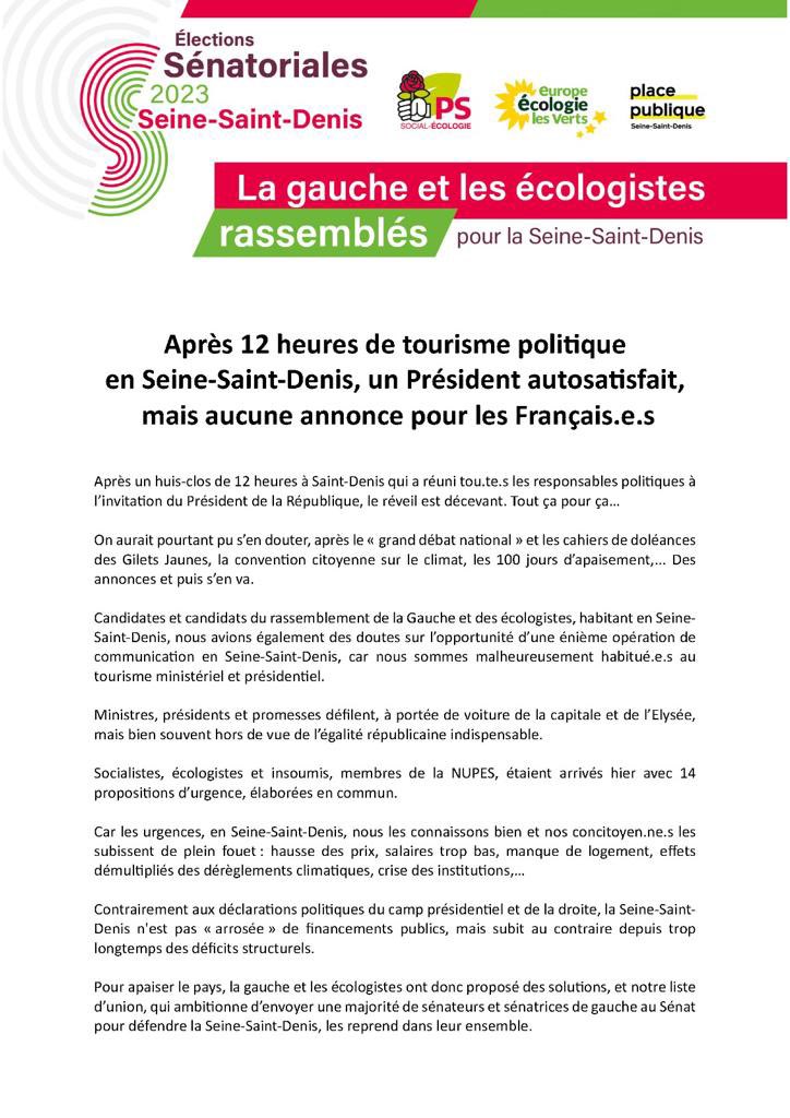 KaderChibane93's tweet photo. Macron c'est 12 heures de tourisme politique à #SaintDenis et puis s'en va.
Les habitant-e-s de #Seinesaintdenis
méritent mieux. https://t.co/HiqrUKQVqq