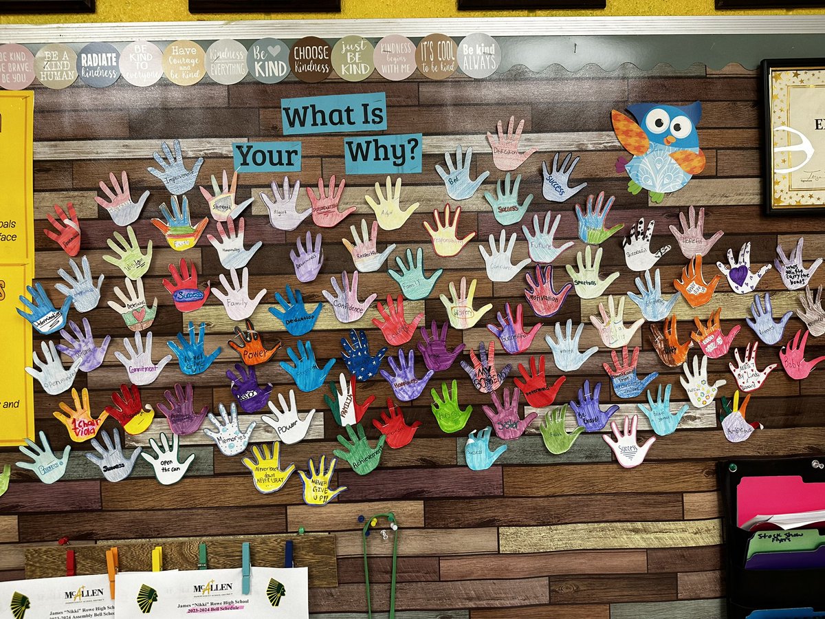 What is your why? What motivates and inspires you daily? My AGmazing students wrote their one word to keep them motivated throughout the year!  🦉🤠 <a href="/McAllenISDCTE/">McAllen ISD CTE</a> <a href="/Rowe006/">Warrior Nation</a>