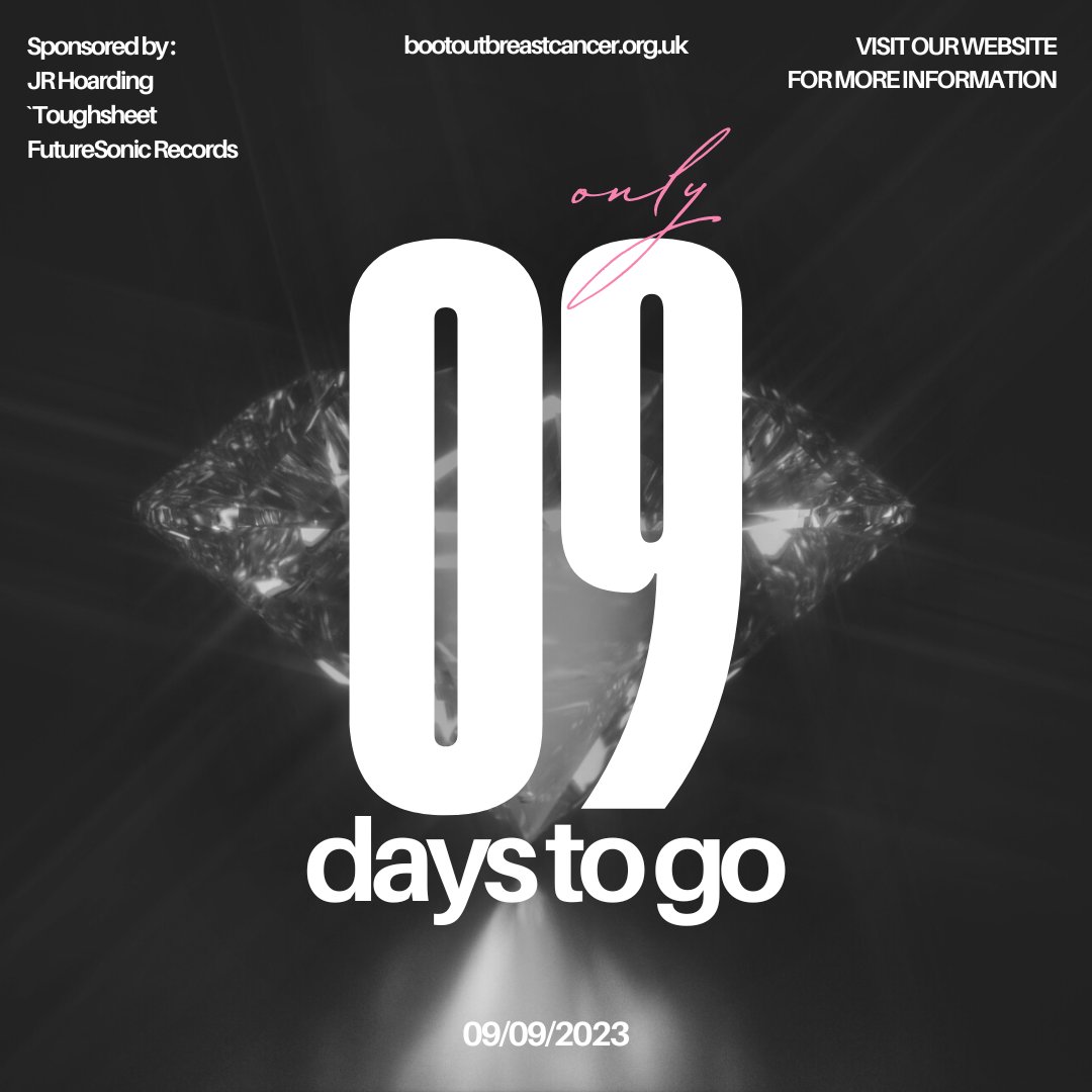 BootOutBC's tweet image. The day is almost here! In just 9 days the BOBC Diamond Ball will take place💃 - We can't wait to see you all for a night to remember🫶
.
#fundraiser #fundraising #cancerevent #charity #ball #diamonds #fundraisingevent #fundraisingforacause