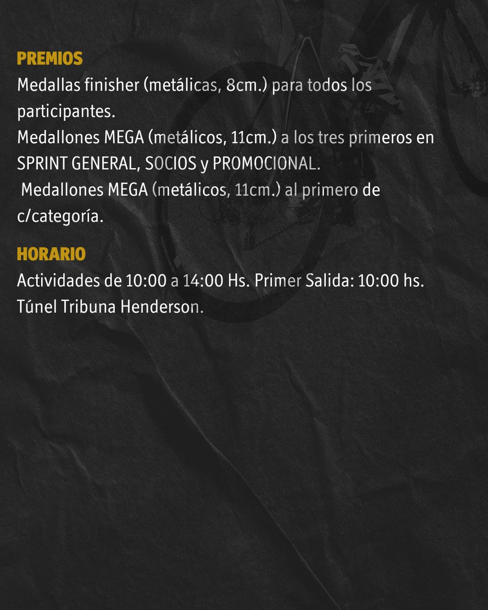 Combiná tu pasión por correr y pedalear en un emocionante deporte: el DUATLÓN.🏃‍♂️🚴‍♀️

Te invitamos a ser parte de la MEGACAP, tanto si sos un atleta experimentado como si estás dando tus primeros pasos en el mundo del duatlón.

+ INFO e INSCRIPCIONES: encarrera.uy/megacap/