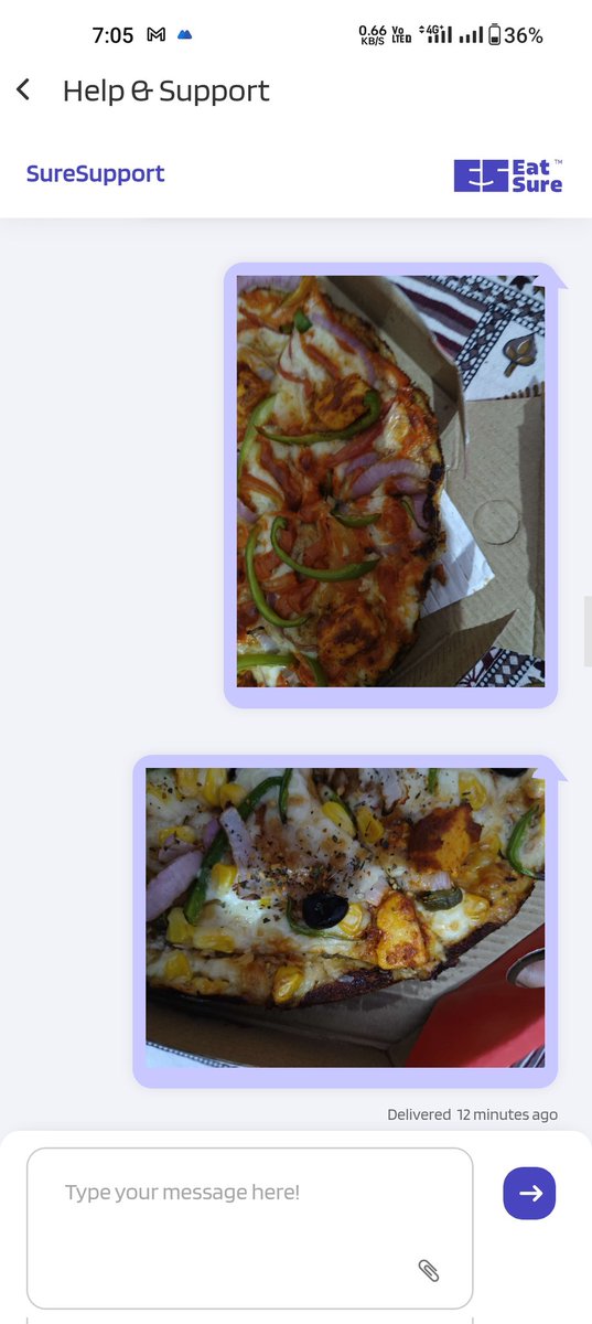 AparGupta5's tweet photo. @Oven_Story your pizza are tasteless.. food is burnt and even taste like helll.. paid 200 extra for good cheese burst pizza and your pizza is tasteless.. you should seriously start quality checking your food or will stop ordering from oven story.. https://t.co/V7dRnjQkPg