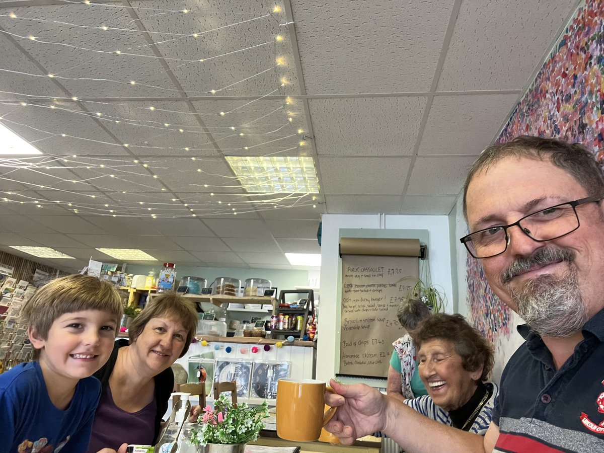 wass74's tweet photo. #Cheers to a great post #Imps victory #Wassoncoffee visit to #TillysTeaRoom #Methringham #family https://t.co/ZV05MCuopS