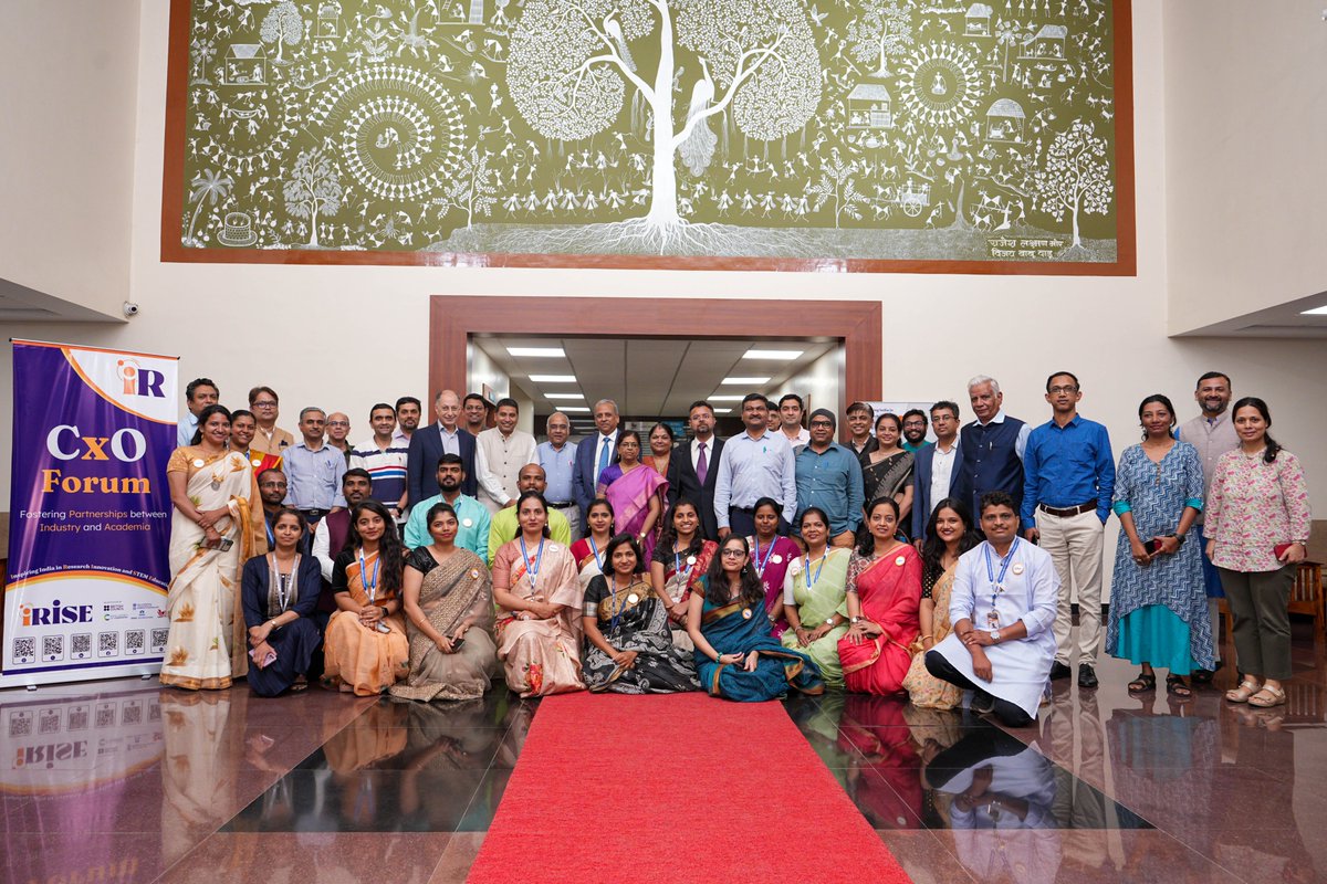iRISEforIndia's tweet photo. The CxO 2023 brought captains of the industry and senior academics together to share the platform for setting the agenda for the partnership and recognizing excellence in the application of research &amp; innovation at each level of the partnership. https://t.co/o1eB0KuUdw