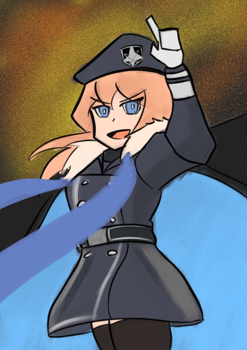 DaemonJulia's tweet photo. I love space Holland propaganda - Redraw of @xerbatt 's Whiskey 'Splosion || @GrenadesW #WhisKeyDetails #Whiskey_Project https://t.co/fOvd32jpul