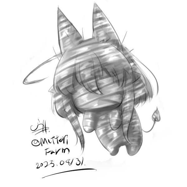 黒ラップ巻かれて出荷されるミドリアちゃん 