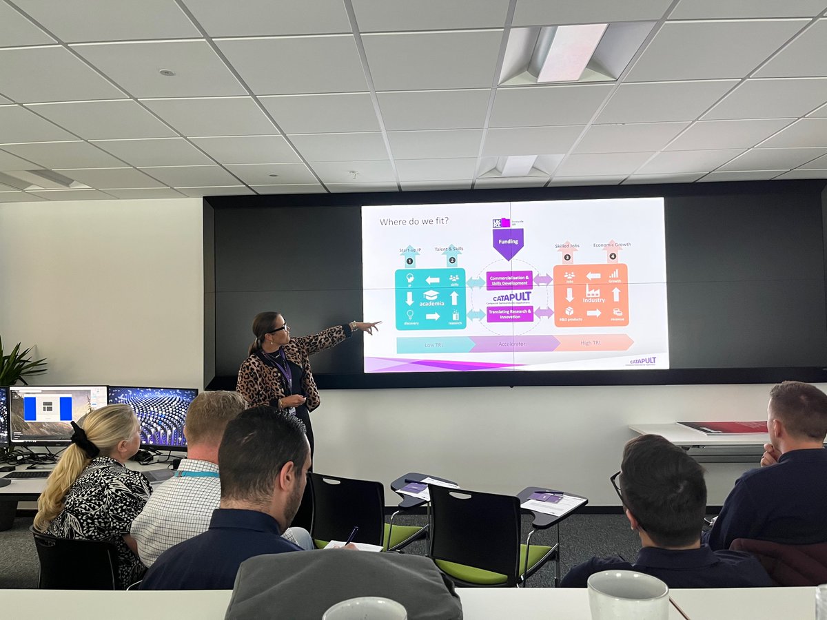 CSACatapult's tweet photo. 💡 Today we've been at @CISM_Swansea with @coleggwent @CollegeMerthyr @CAVC & Newport Gwent District Training to discuss #compoundsemiconductor technology and the local CS cluster
We explained how @CSACatapult can support the delivery of CS to learners in further education⚡️ https://t.co/6qlOI9IC1g