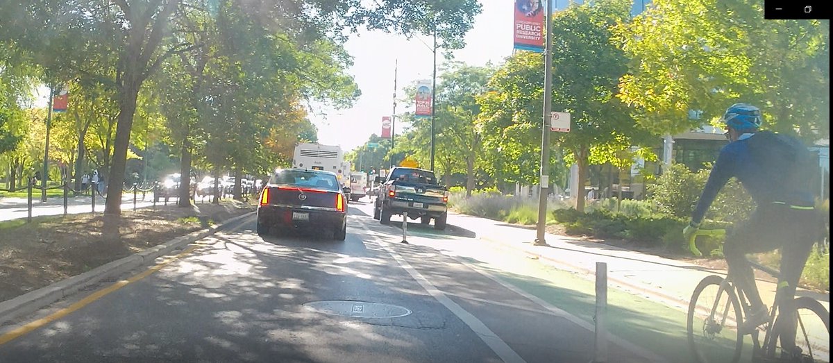 UIC has to do something about this! PLEASE. Bike lane doesn't mean waiting/parking/loading zone. <a href="/ChiCritMass/">Chicago Critical Mass</a> <a href="/bikelaneuprise/">Bike Lane Uprising®</a> <a href="/streetsblogchi/">Streetsblog Chicago</a> <a href="/UICnews/">UIC News</a>